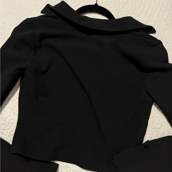 Black Zara Crop Top - Picture 7 of 7